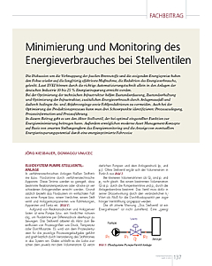 Minimierung und Monitoring des Energieverbrauches bei Stellventilen