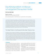 Das Nitratproblem im Wasserschutzgebiet Donauried-Hürbe