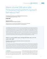 Wann ist eine 100 Jahre alte Trinkwassertransportleitung noch betriebssicher?