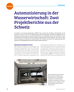Automatisierung in der Wasserwirtschaft: Zwei Projektberichte aus der Schweiz