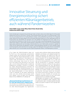 Innovative Steuerung und Energiemonitoring sichert effizienten Kläranlagenbetrieb, auch während Pandemiezeiten