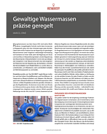 Gewaltige Wassermassen präzise geregelt