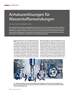 Armaturenlösungen für Wasserstoffanwendungen