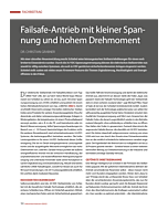 Failsafe-Antrieb mit kleiner Spannung und hohem Drehmoment