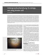 Untergrundvorbereitung: Es reinige, wer ewig binden will