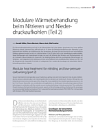 Modulare Wärmebehandlung beim Nitrieren und Niederdruckaufkohlen (Teil 2)