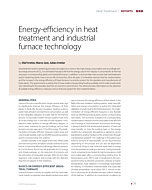 Energy-efficiency in heat treatment and industrial furnace technology