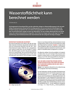 Wasserstoffdichtheit kann berechnet werden