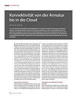 Konnektivität von der Armatur bis in die Cloud