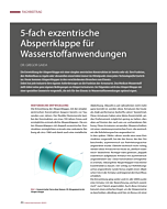5-fach exzentrische Absperrklappe für Wasserstoffanwendungen