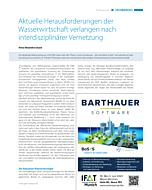 Aktuelle Herausforderungen der Wasserwirtschaft verlangen nach interdisziplinärer Vernetzung