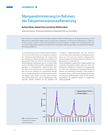 Manganeliminierung im Rahmen der Talsperrenwasseraufbereitung