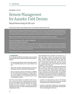 Remote Management for Autarkic Field Devices