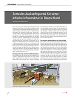 Zentrales Auskunftsportal für unterirdische Infrastruktur in Deutschland