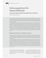 Ordnungsrahmen für Wasserstoffnetze