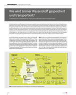 Wie wird Grüner Wasserstoff gespeichert und transportiert?