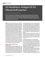 H2-Readiness: Anlagen fit für Wasserstoff machen