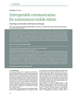 Interoperable communication for autonomous mobile robots