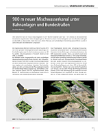 900 m neuer Mischwasserkanal unter Bahnanlagen und Bundestraßen