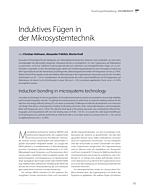 Induktives Fügen in der Mikrosystemtechnik