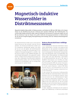 Magnetisch-induktive Wasserzähler in Distriktmesszonen