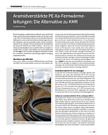 Aramidverstärkte PE-Xa-Fernwärme-leitungen: Die Alternative zu KMR