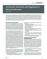 Technische Sicherheit und Regelwerk in Wasserstoffnetzen