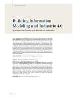 Building Information Modeling und Industrie 4.0