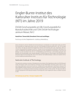 Engler-Bunte-Institut des Karlsruher Instituts für Technologie (KIT) im Jahre 2019