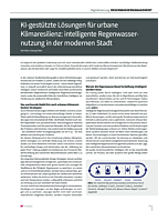 KI-gestützte Lösungen für urbane Klimaresilienz: intelligente Regenwassernutzung in der modernen Stadt