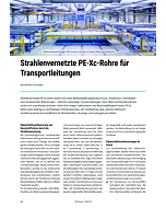 Strahlenvernetzte PE-Xc-Rohre für Transportleitungen