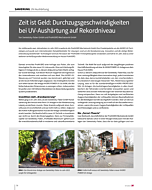Zeit ist Geld: Durchzugsgeschwindigkeiten bei UV-Aushärtung auf Rekordniveau