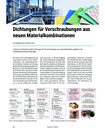 Dichtungen für Verschraubungen aus neuen Materialkombinationen