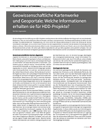 Geowissenschaftliche Kartenwerke und Geoportale: Welche Informationen erhalten sie für HDD-Projekte?