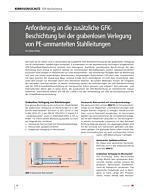 Anforderung an die zusätzliche GFK-Beschichtung bei der grabenlosen Verlegung von PE-ummantelten Stahlleitungen
