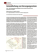 Instandhaltung von Versorgungsnetzen