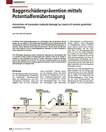Baggerschädenprävention mittels Potentialfernübertragung