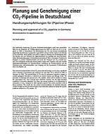 Planung und Genehmigung einer CO2-Pipeline in Deutschland Handlungsempfehlungen für (Pipeline-)Planer