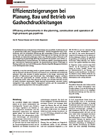 Effizienzsteigerungen bei Planung, Bau und Betrieb von Gashochdruckleitungen