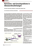 Korrosions- und Geruchsprobleme in Abwasserdruckleitungen