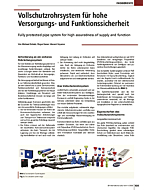 Vollschutzrohrsystem für hohe Versorgungs- und Funktionssicherheit