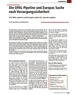 Die OPAL-Pipeline und Europas Suche nach Versorgungssicherheit