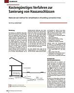 Kostengünstiges Verfahren zur Sanierung von Hausanschlüssen