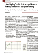 "Anti Aging" - Flexible vorgedämmte Rohrsysteme ohne Zellgasalterung