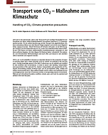 Transport von CO2 - Maßnahme zum Klimaschutz