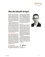 Was die Zukunft bringt?
