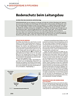 Bodenschutz beim Leitungsbau