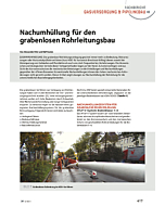 Nachumhüllung für den grabenlosen Rohrleitungsbau