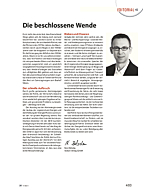 Die beschlossene Wende