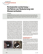 Permanente Leckortung - Verfahren zur Reduzierung von Wasserverlusten
